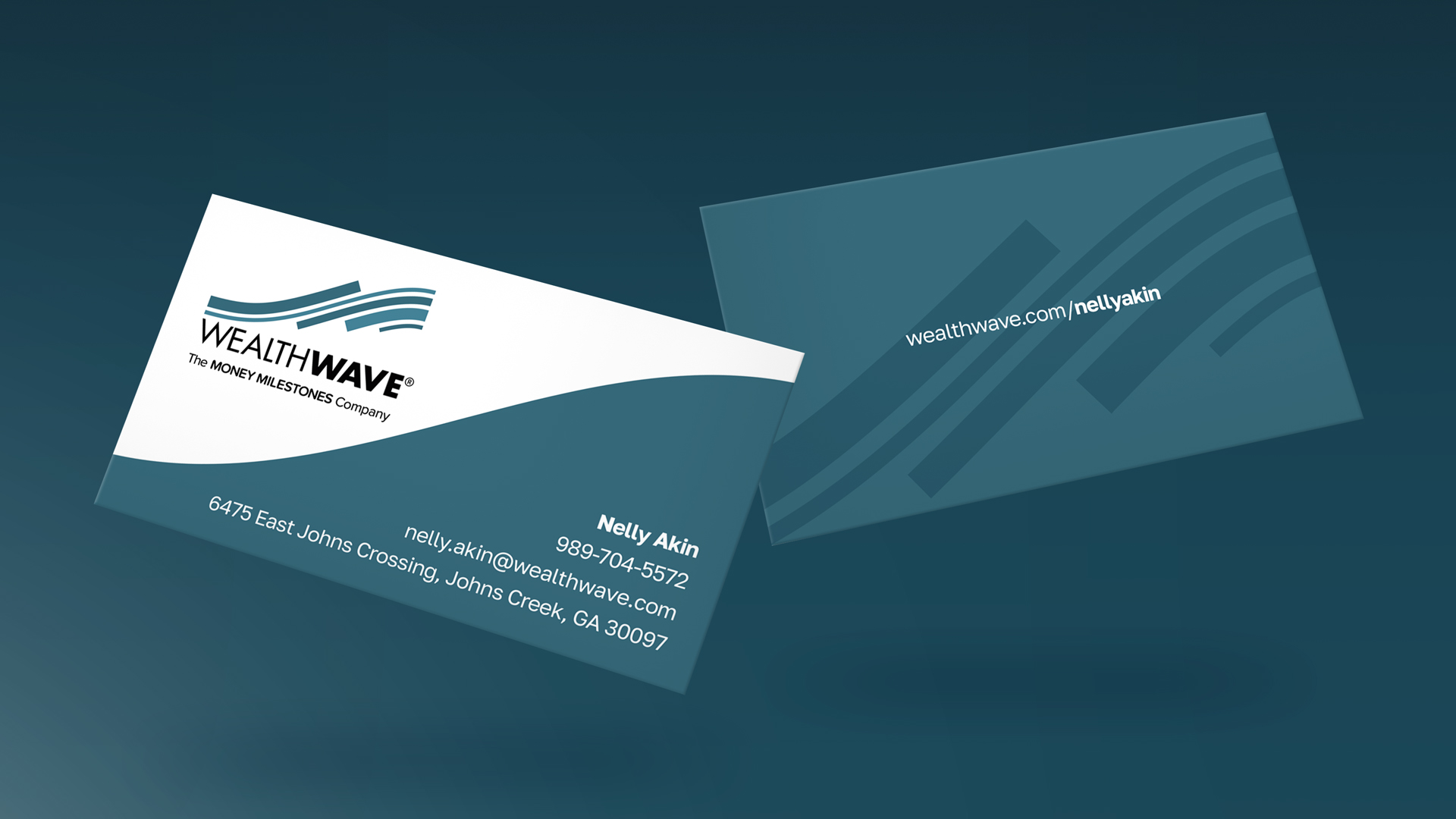 بطاقات الأعمال الزرقاء WealthWave الجديدة متوفرة بالتصميم الكلاسيكي