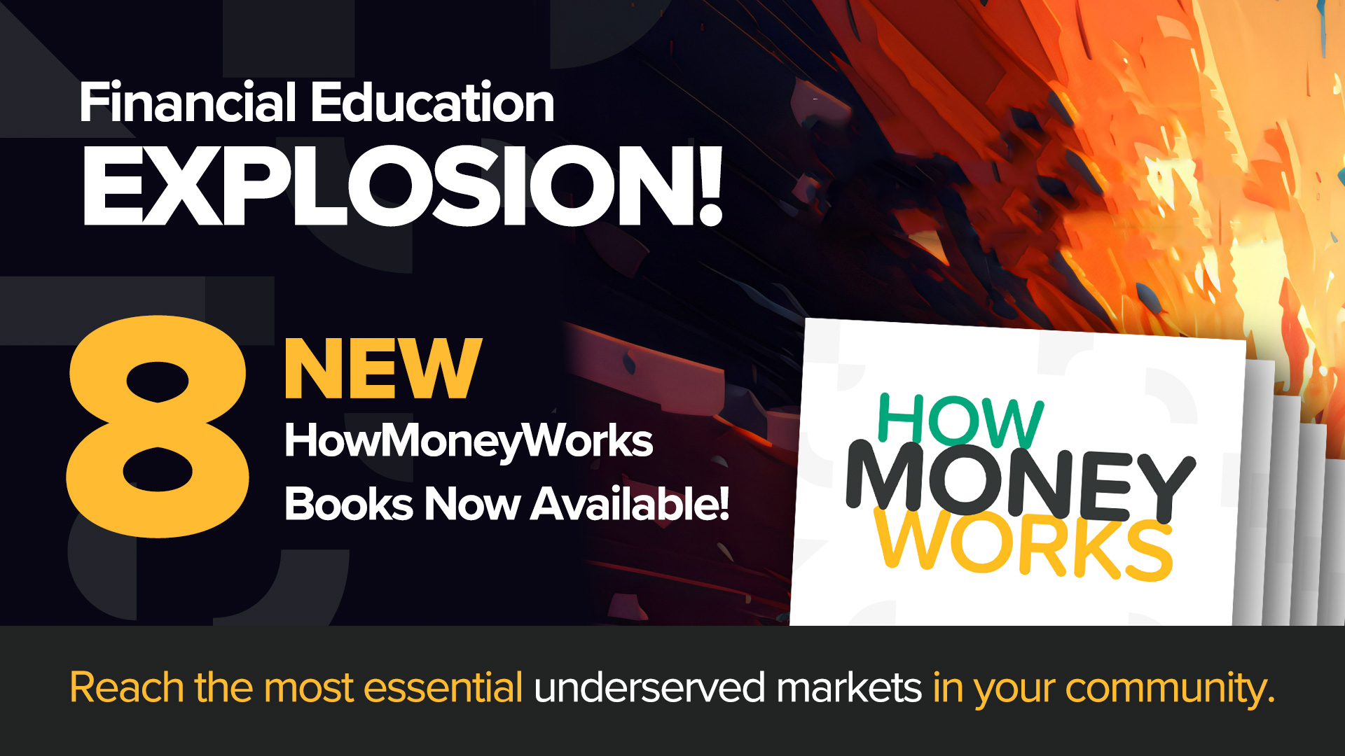 8 كتب HowMoneyWorks جديدة - نكشف اليوم عن مجموعة جديدة متنوعة من كتب محو الأمية المالية